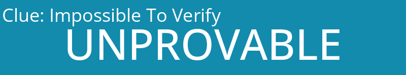 Impossible To Verify
