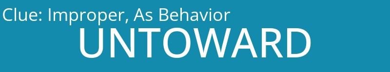 Improper, As Behavior