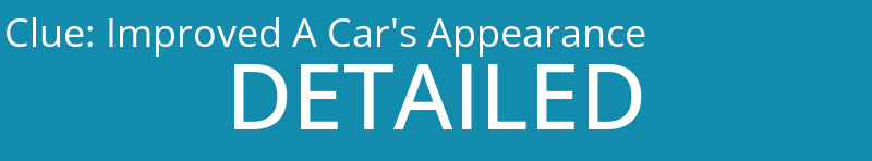 Improved A Car's Appearance