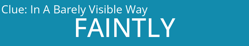 In A Barely Visible Way