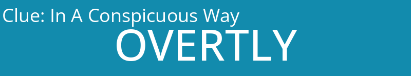 In A Conspicuous Way