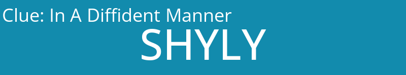 In A Diffident Manner