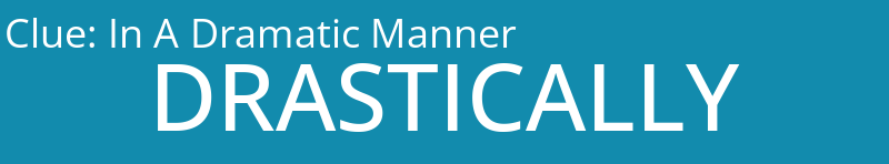 In A Dramatic Manner