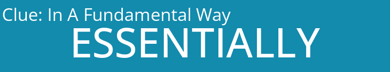 In A Fundamental Way