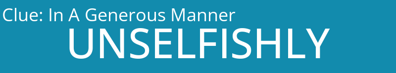 In A Generous Manner