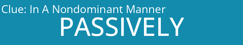 In A Nondominant Manner