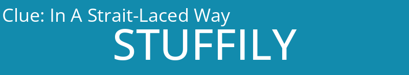 In A Strait-Laced Way