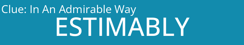 In An Admirable Way
