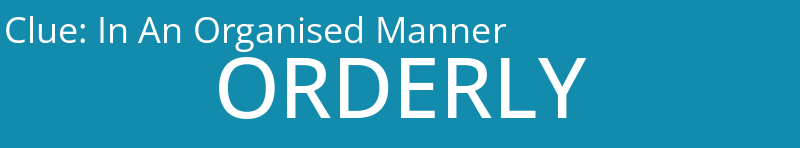 In An Organised Manner 
