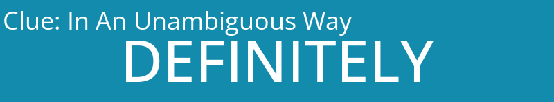 In An Unambiguous Way