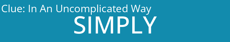 In An Uncomplicated Way