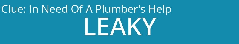 In Need Of A Plumber's Help