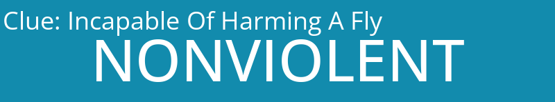 Incapable Of Harming A Fly