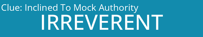Inclined To Mock Authority