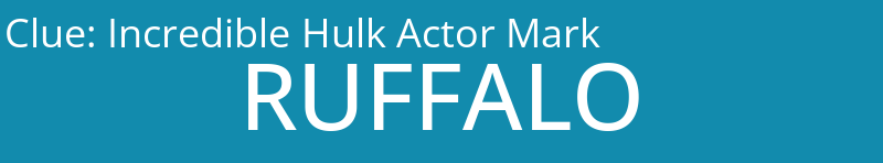 Incredible Hulk Actor Mark