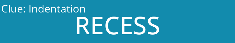 Indentation