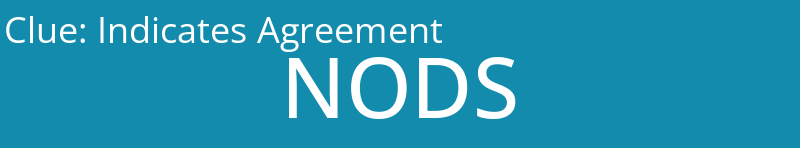 Indicates Agreement