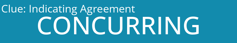 Indicating Agreement