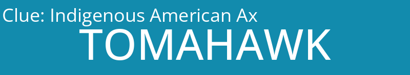 Indigenous American Ax