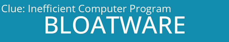 Inefficient Computer Program