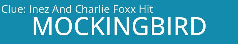 Inez And Charlie Foxx Hit