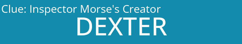 Inspector Morse's Creator