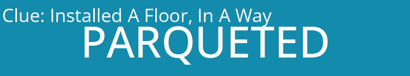 Installed A Floor, In A Way