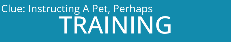 Instructing A Pet, Perhaps