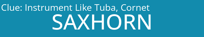 Instrument Like Tuba, Cornet