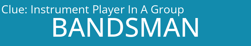 Instrument Player In A Group