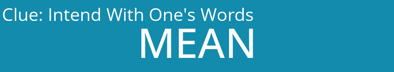 Intend With One's Words