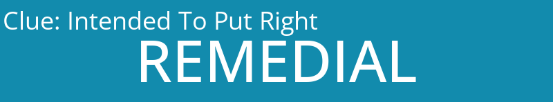 Intended To Put Right