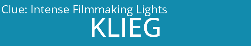 Intense Filmmaking Lights