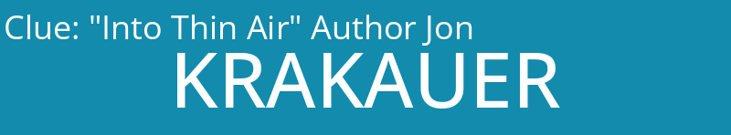 "Into Thin Air" Author Jon