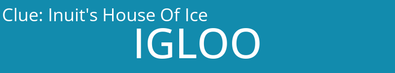 Inuit's House Of Ice