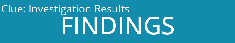 Investigation Results
