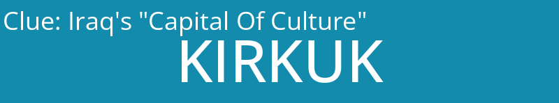 Iraq's "Capital Of Culture"