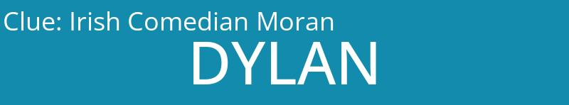 Irish Comedian Moran