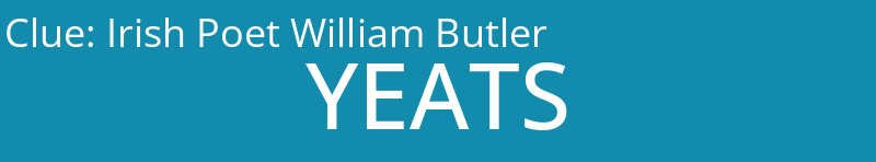 Irish Poet William Butler