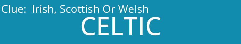  Irish, Scottish Or Welsh
