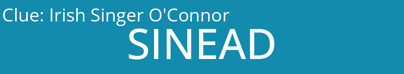 Irish Singer O'Connor