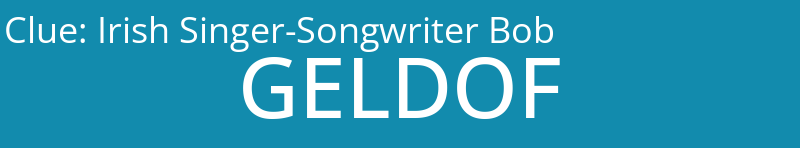 Irish Singer-Songwriter Bob