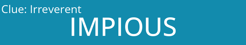 Irreverent