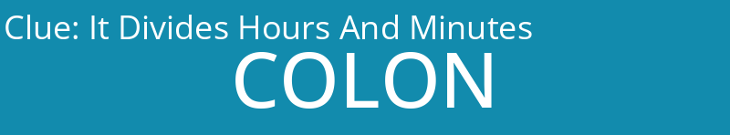 It Divides Hours And Minutes