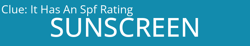It Has An Spf Rating