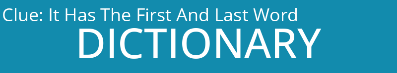 It Has The First And Last Word