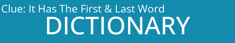 It Has The First & Last Word