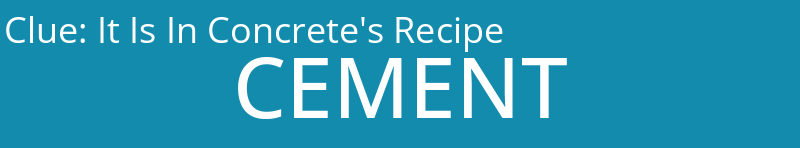 It Is In Concrete's Recipe