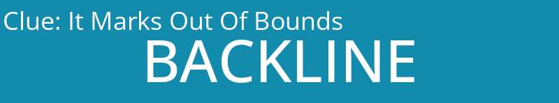 It Marks Out Of Bounds