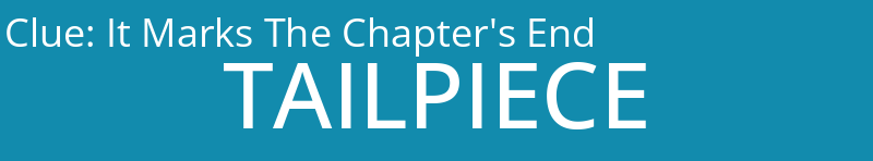 It Marks The Chapter's End